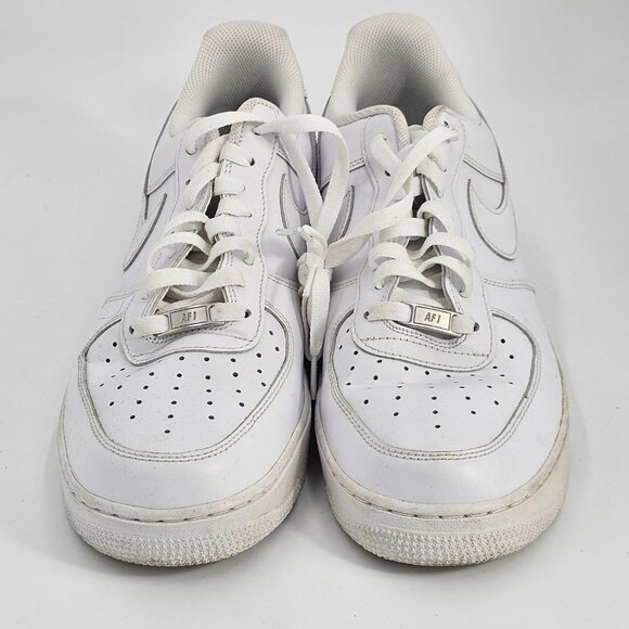 NIKE 315122-111 WHITE AIR FORCE 1 MENS SNEAKER SIZE US 11.5 - Picture 3 of 4